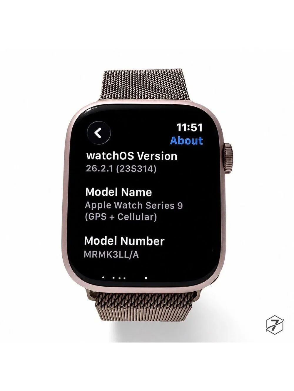 Apple Watch Series 9 45mm Cellular - 87% Battery Premium Band Included
